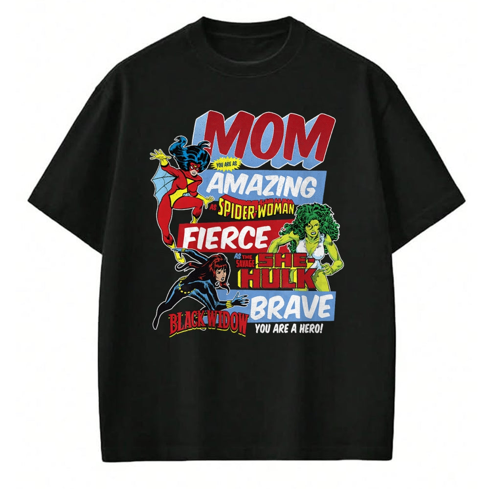 Gift for Mom Shirt, Funny Mom Unisex T-Shirt/Hoodie/Sweatshirt HLT00 - Marvel Vintage Retro Amazing Mom Graphic T-Shirt T-Shirt