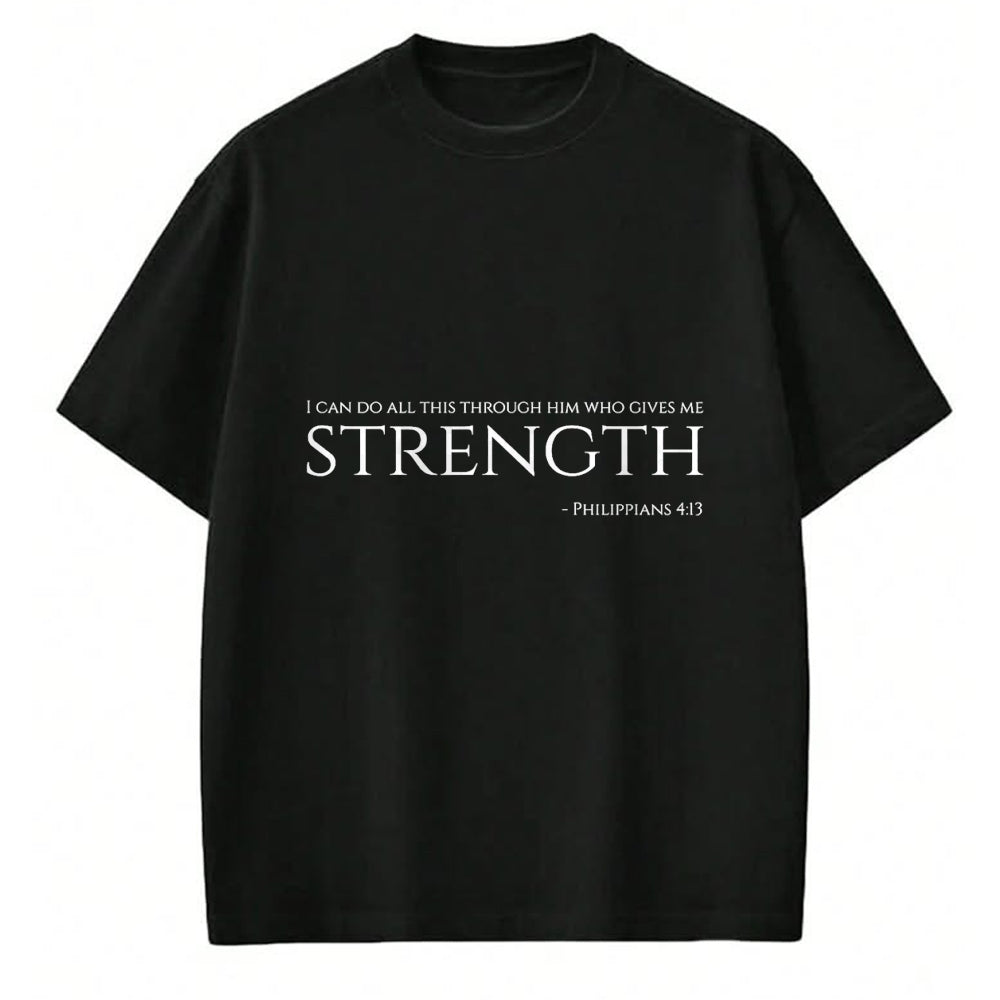 Christian Tee, Christian Faith Unisex T-Shirt/Hoodie/Sweatshirt HLT00 - Christian Bible - Philippians 413 - Motivational Quote T-Shirt