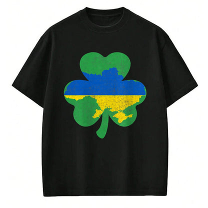 Patrick Day Shirts for Family, Funny Patrick Day shirts, st patrick's day Unisex T-Shirt/Hoodie/Sweatshirt HLT00 - Irish Shamrock Good Luck Ukrainians Ukraine Map Patrick Day T-Shirt