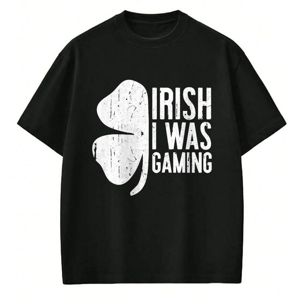 Patrick Day Shirts for Family, Funny Patrick Day shirts, st patrick's day Unisex T-Shirt/Hoodie/Sweatshirt HLT00 - Irish I Was Gaming T-Shirt Saint Patrick Day Shirt T-Shirt