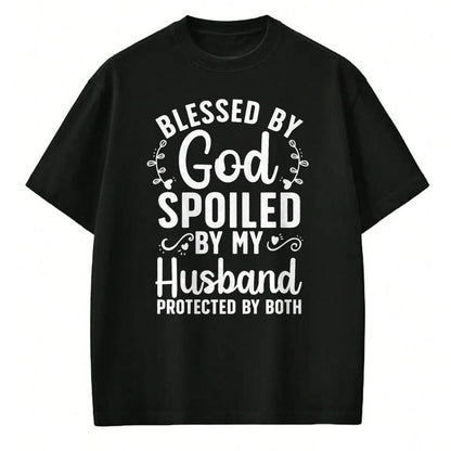 Best Wife Shirt, Wife and Husband Unisex T-Shirt/Hoodie/Sweatshirt HLT00 - Gift for wife T shirt, spoiled wife   Funny Spoiled Wife Art For Women Girls Husband Spoiled Wife Pr (14)