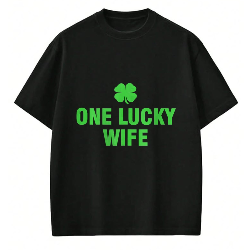 Best Wife Shirt, Wife and Husband Unisex T-Shirt/Hoodie/Sweatshirt HLT00 - Gift for wife T shirt, lucky wife   One Lucky Wife Tank Top (2)