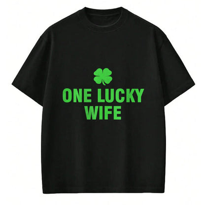 Best Wife Shirt, Wife and Husband Unisex T-Shirt/Hoodie/Sweatshirt HLT00 - Gift for wife T shirt, lucky wife   One Lucky Wife Tank Top (2)