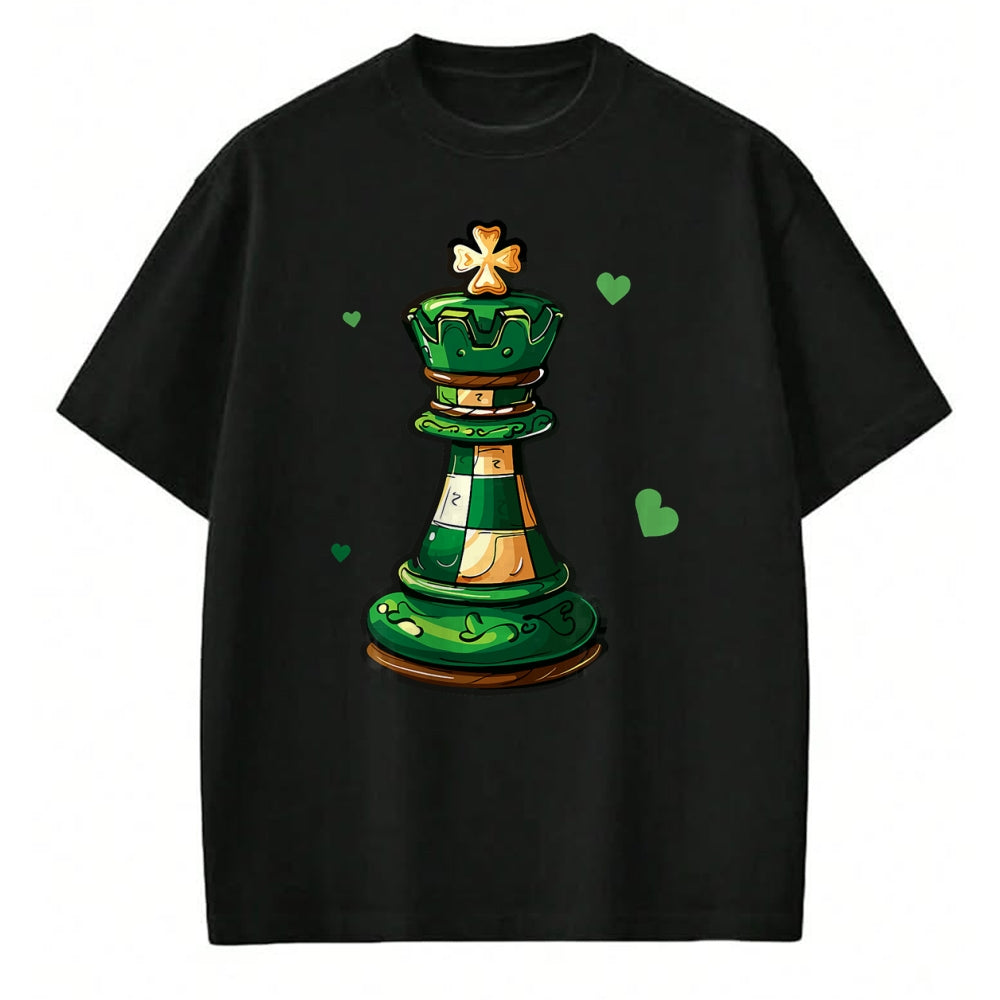 Patrick Day Shirts for Family, Funny Patrick Day shirts, st patrick's day Unisex T-Shirt/Hoodie/Sweatshirt HLT00 - Chess Funny St. Patrick Day Lucky Irish Shamrock Player T-Shirt
