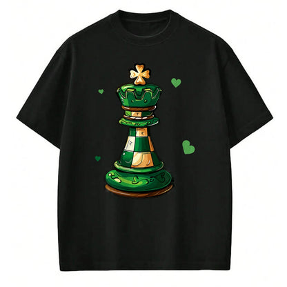 Patrick Day Shirts for Family, Funny Patrick Day shirts, st patrick's day Unisex T-Shirt/Hoodie/Sweatshirt HLT00 - Chess Funny St. Patrick Day Lucky Irish Shamrock Player T-Shirt