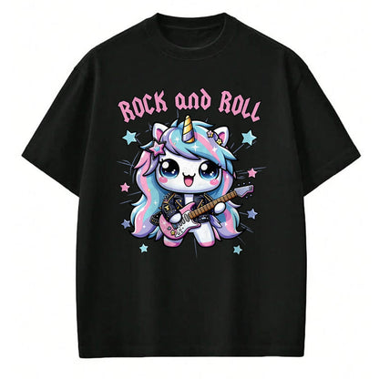 Guitar Lover Shirt, Funny Guitar UnisexT-Shirt/Hoodie/Sweatshirt HLT00 - Girls Rock, Unicorn Rock Star, Unicorn Girls Rock and Roll T-Shirt