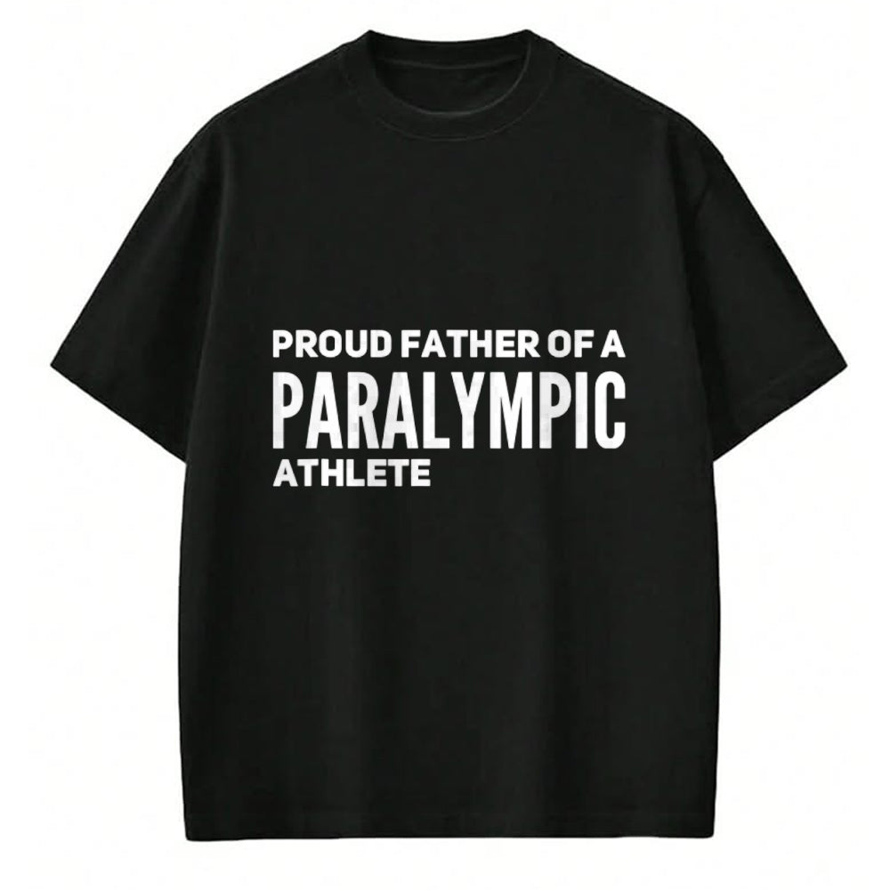 Gift for Dad Shirt, Funny Dad Unisex T-Shirt/Hoodie/Sweatshirt HLT00 – Mens Proud Father of a Paralympic Athlete T-Shirt