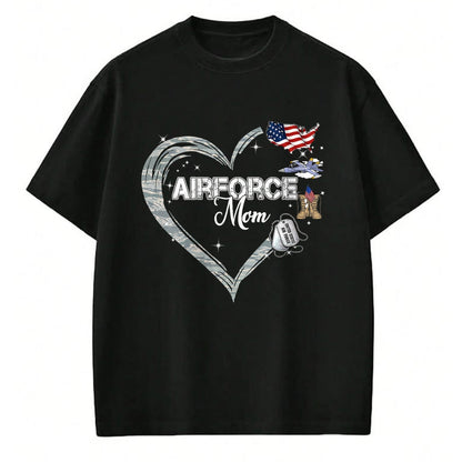 Gift for Mom Shirt, Funny Mom Unisex T-Shirt/Hoodie/Sweatshirt HLT00 - Proud Air Force Mom Air Force Graduation Mom USAF Mom T-Shirt
