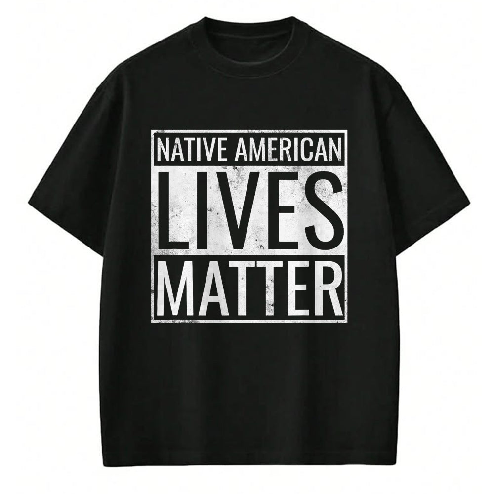 Native American T-Shirts, Vintage Native American Unisex T-Shirt/Hoodie/Sweatshirt HLT00 - Native American Lives Matter Indigenous Peoples_ Day