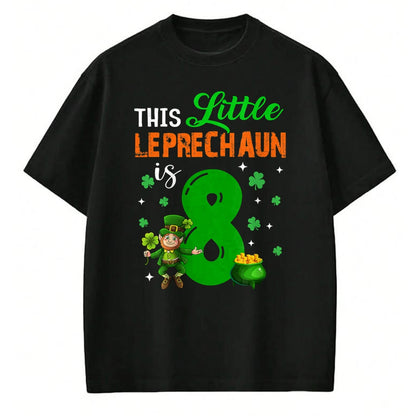 Patrick Day Shirts for Family, Funny Patrick Day shirts, st patrick's day Unisex T-Shirt/Hoodie/Sweatshirt HLT00 - This Leprechaun Is 8 Year Old Birthday Lucky St Patrick Day T-Shirt