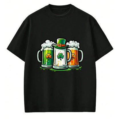 Patrick Day Shirts for Family, Funny Patrick Day shirts, st patrick's day Unisex T-Shirt/Hoodie/Sweatshirt HLT00 - St. Patrick Day Irish Ireland Flag Green Beer Lover T-Shirt