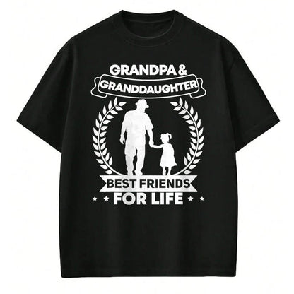Best Grandpa Shirt, Proud Grandpa Unisex T-Shirt/Hoodie/Sweatshirt HLT00 - Grandfather Granddaughter Grandpa and Granddaughter Matching T-Shirt