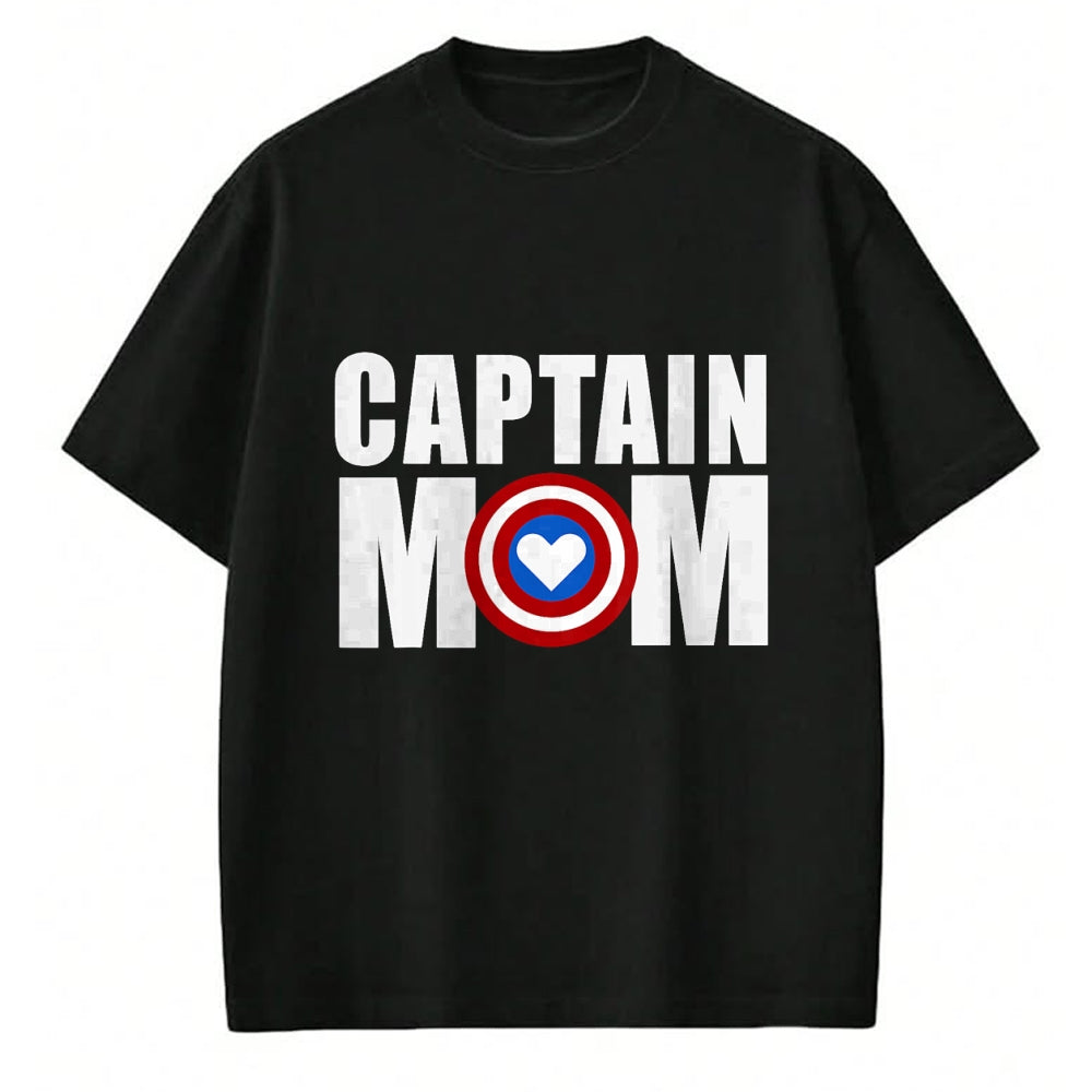 Gift for Mom Shirt, Funny Mom Unisex T-Shirt/Hoodie/Sweatshirt HLT00 - Funny Captain Mom Superhero Mother_s Day 2022 T-Shirt