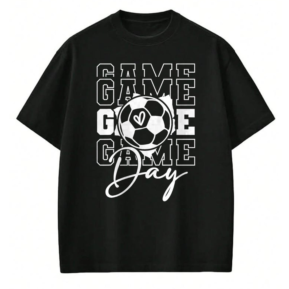Gift for Mom Shirt, Funny Mom Unisex T-Shirt/Hoodie/Sweatshirt HLT00 - Game Day Soccer T-Shirt