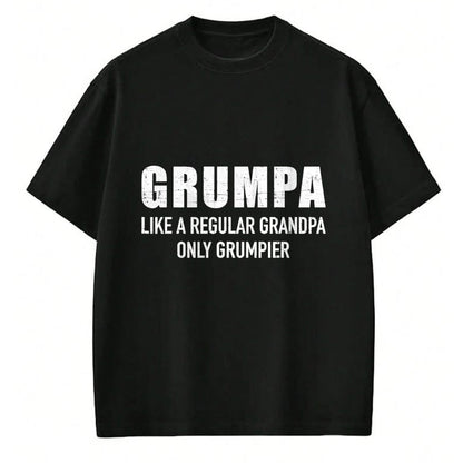 Best Grandpa Shirt, Proud Grandpa Unisex T-Shirt/Hoodie/Sweatshirt HLT00 - Grumpa like regular grandpa only grumpier T-Shirt