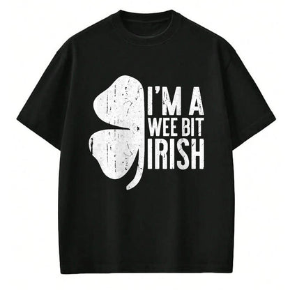 Patrick Day Shirts for Family, Funny Patrick Day shirts, st patrick's day Unisex T-Shirt/Hoodie/Sweatshirt HLT00 - I_m A Wee Bit Irish T-Shirt St Patricks Day Shirt T-Shirt