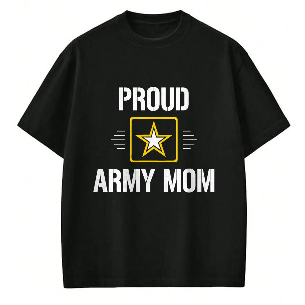 Gift for Mom Shirt, Funny Mom Unisex T-Shirt/Hoodie/Sweatshirt HLT00 - Proud Army Mom - T-Shirt