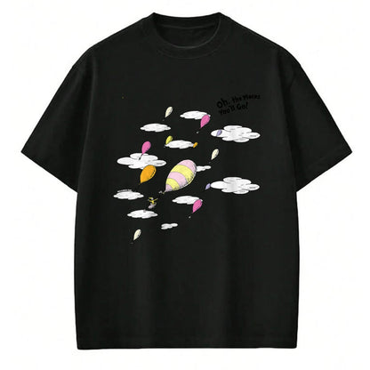 Best Doctor Shirt, Funny Doctor UnisexT-Shirt/Hoodie/Sweatshirt HLT00 - Dr. Seuss Oh the Places You_ll Go, Hot Air Balloons T-Shirt