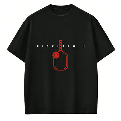 Funny Pickleball Shirt, Pickleball Lover Unisex T-Shirt/Hoodie/Sweatshirt HLT00 - Pickleball Paddle & Text Pickleball Player Word Art T-Shirt