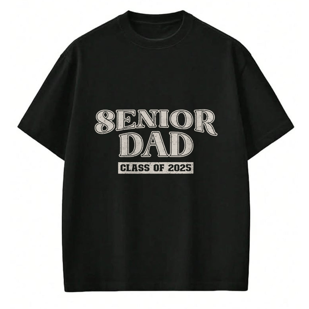 Gift for Dad Shirt, Funny Dad Unisex T-Shirt/Hoodie/Sweatshirt HLT00 – Senior Dad Class of 2025, Proud Papa T-Shirt