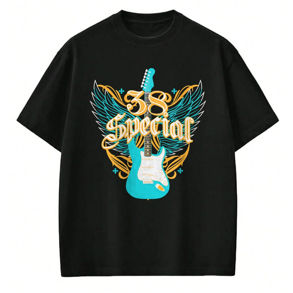 Guitar Lover Shirt, Funny Guitar UnisexT-Shirt/Hoodie/Sweatshirt HLT00 - 38 Special Guitar Wings T-Shirt
