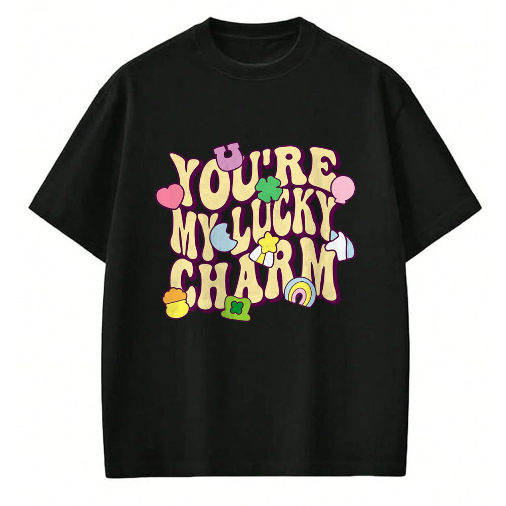 Gift for Mom Shirt, Funny Mom Unisex T-Shirt/Hoodie/Sweatshirt HLT00 - Groovy You_re My Lucky Charm Feeling Lucky St.Patrick_ Day T-Shirt