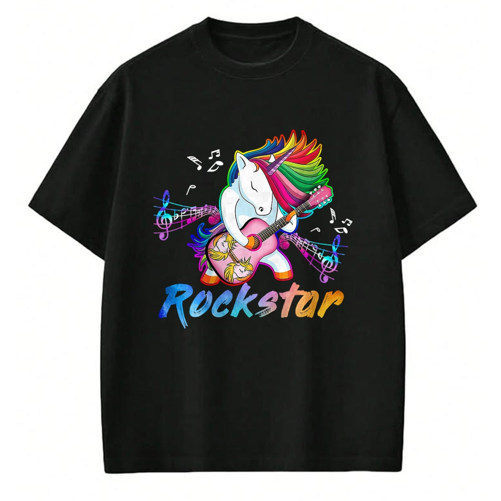 Guitar Lover Shirt, Funny Guitar UnisexT-Shirt/Hoodie/Sweatshirt HLT00 - Unicorn Rock Star Guitar Rockin_ Music Singer T-Shirt