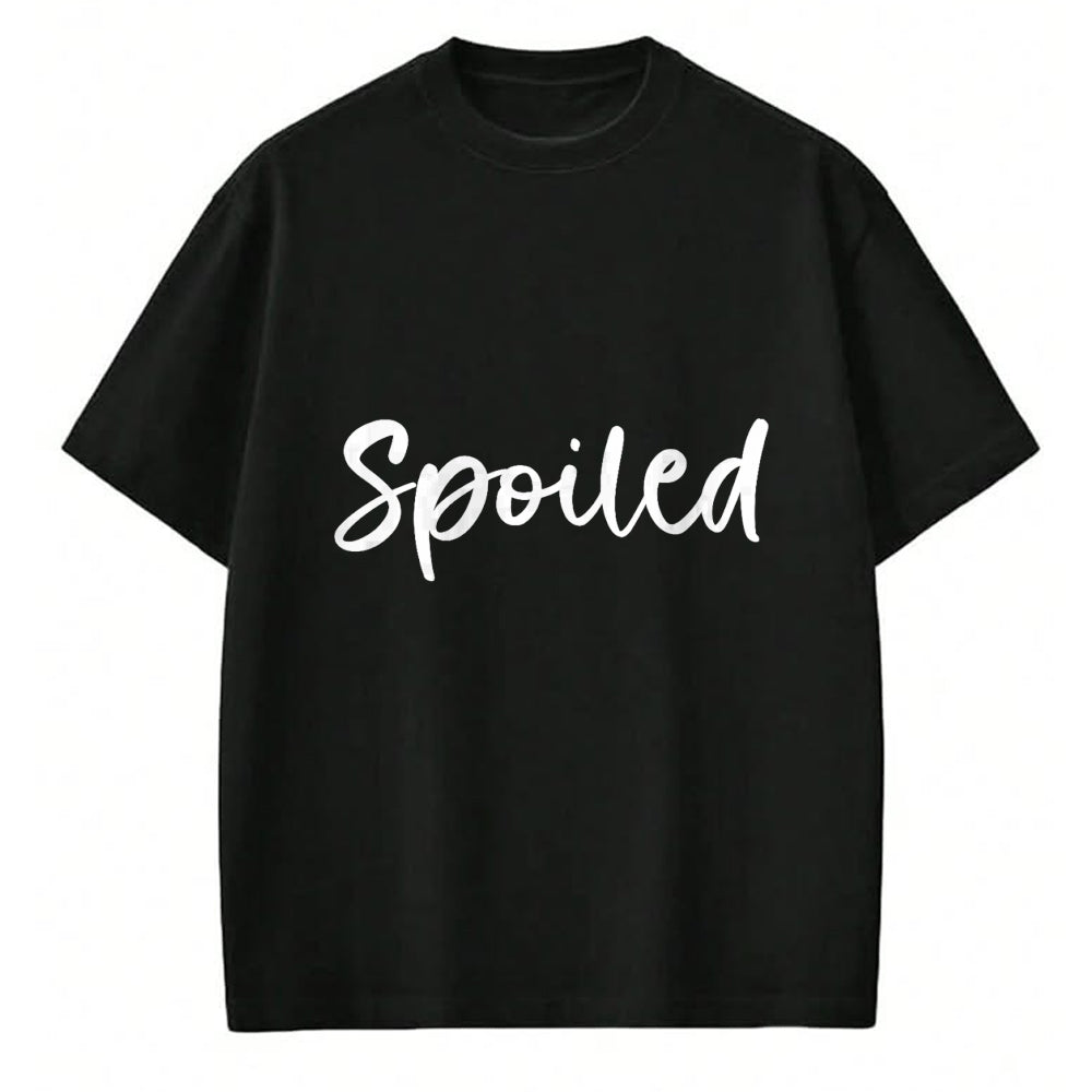 Best Wife Shirt, Wife and Husband Unisex T-Shirt/Hoodie/Sweatshirt HLT00 - Broke And Spoiled Matching Couples T-Shirt