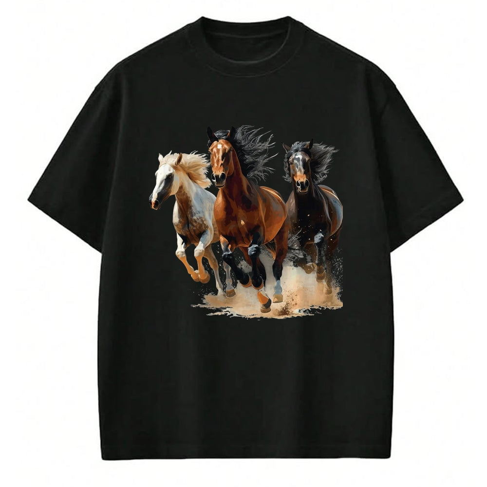 Best Horse Lover Shirt , Funny Horse UnisexT-Shirt/Hoodie/Sweatshirt HLT00 - Vintage Horses Lover Graphic for Men Women Boys Girls T-Shirt, Men, Black, X-Large