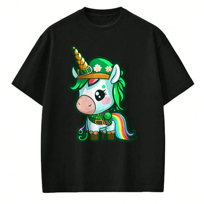 Patrick Day Shirts for Family, Funny Patrick Day shirts, st patrick's day Unisex T-Shirt/Hoodie/Sweatshirt HLT00 - Cute Unicorn Leprecorn St Patrick Day Lucky Irish Girls Kids T-Shirt