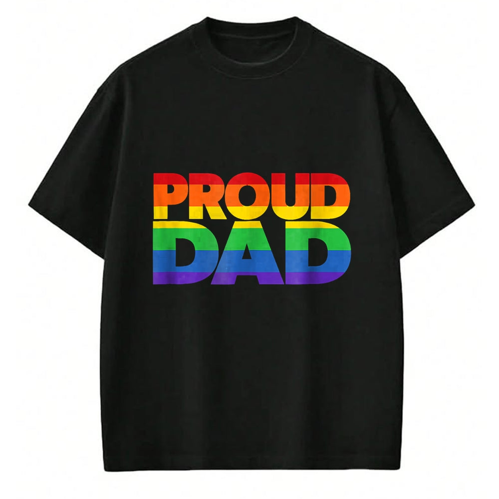 Gift for Dad Shirt, Funny Dad Unisex T-Shirt/Hoodie/Sweatshirt HLT00 – Gay Pride Shirt Proud Dad LGBT parent t-shirt Father_s Day T-Shirt