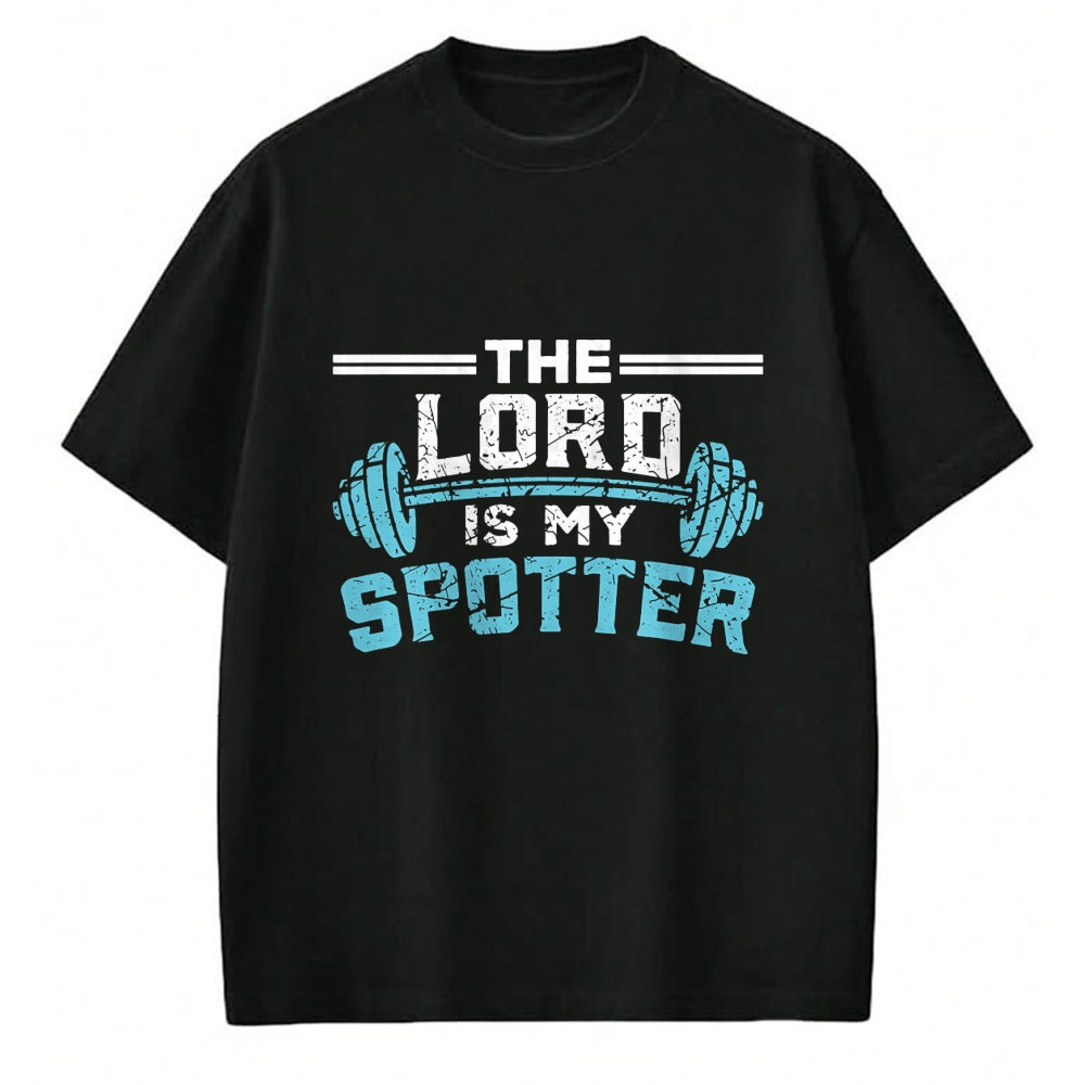 Christian Tee, Christian Faith Unisex T-Shirt/Hoodie/Sweatshirt HLT00 - Jesus Workout Shirt Jesus is my Spotter Christian Gym T-Shirt