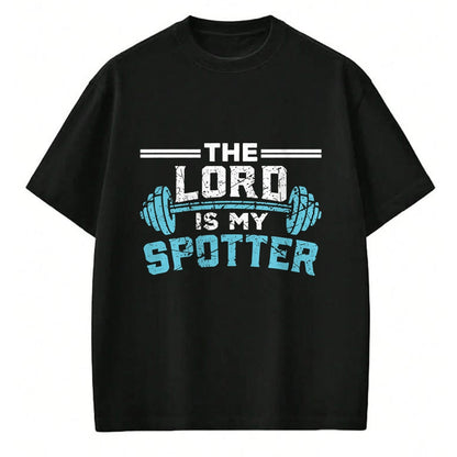 Christian Tee, Christian Faith Unisex T-Shirt/Hoodie/Sweatshirt HLT00 - Jesus Workout Shirt Jesus is my Spotter Christian Gym T-Shirt