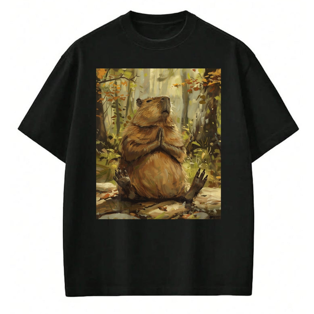 Cute Capybara Shirt, Funny Capybara Unisex T-Shirt/Hoodie/Sweatshirt HLT00 - Funny Graphic Capybara Long Sleeve T-Shirt
