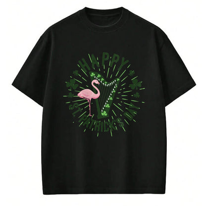 Patrick Day Shirts for Family, Funny Patrick Day shirts, st patrick's day Unisex T-Shirt/Hoodie/Sweatshirt HLT00 - Irish Flamingo Green Saint Patrick Day Lucky st pattys Party T-Shirt