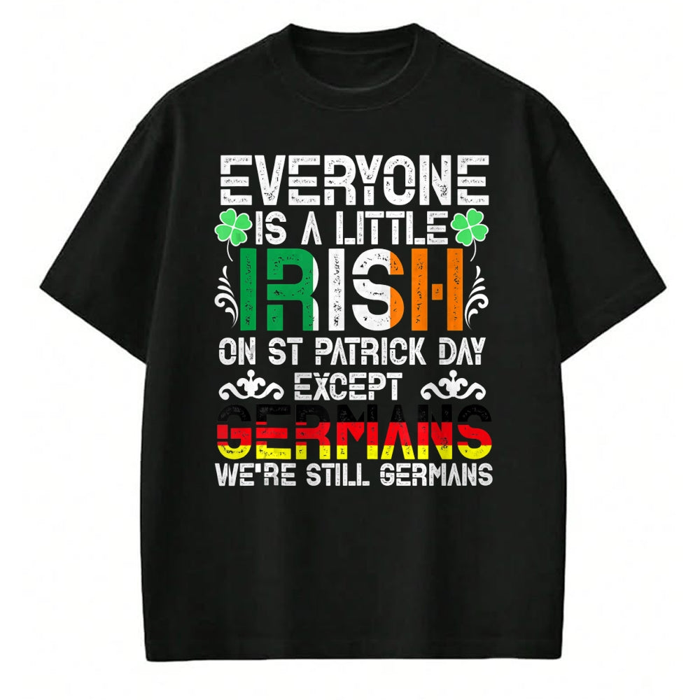 Patrick Day Shirts for Family, Funny Patrick Day shirts, st patrick's day Unisex T-Shirt/Hoodie/Sweatshirt HLT00 - Everyone Is A Little Irish On St Patrick Day Except Germans Tank Top
