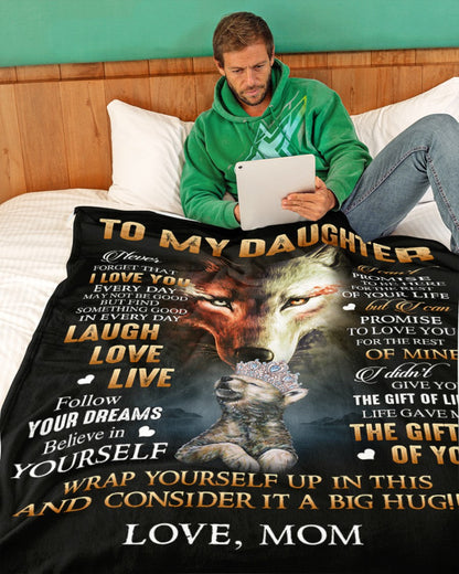 Special blanket for Daughter - From Mom blanket