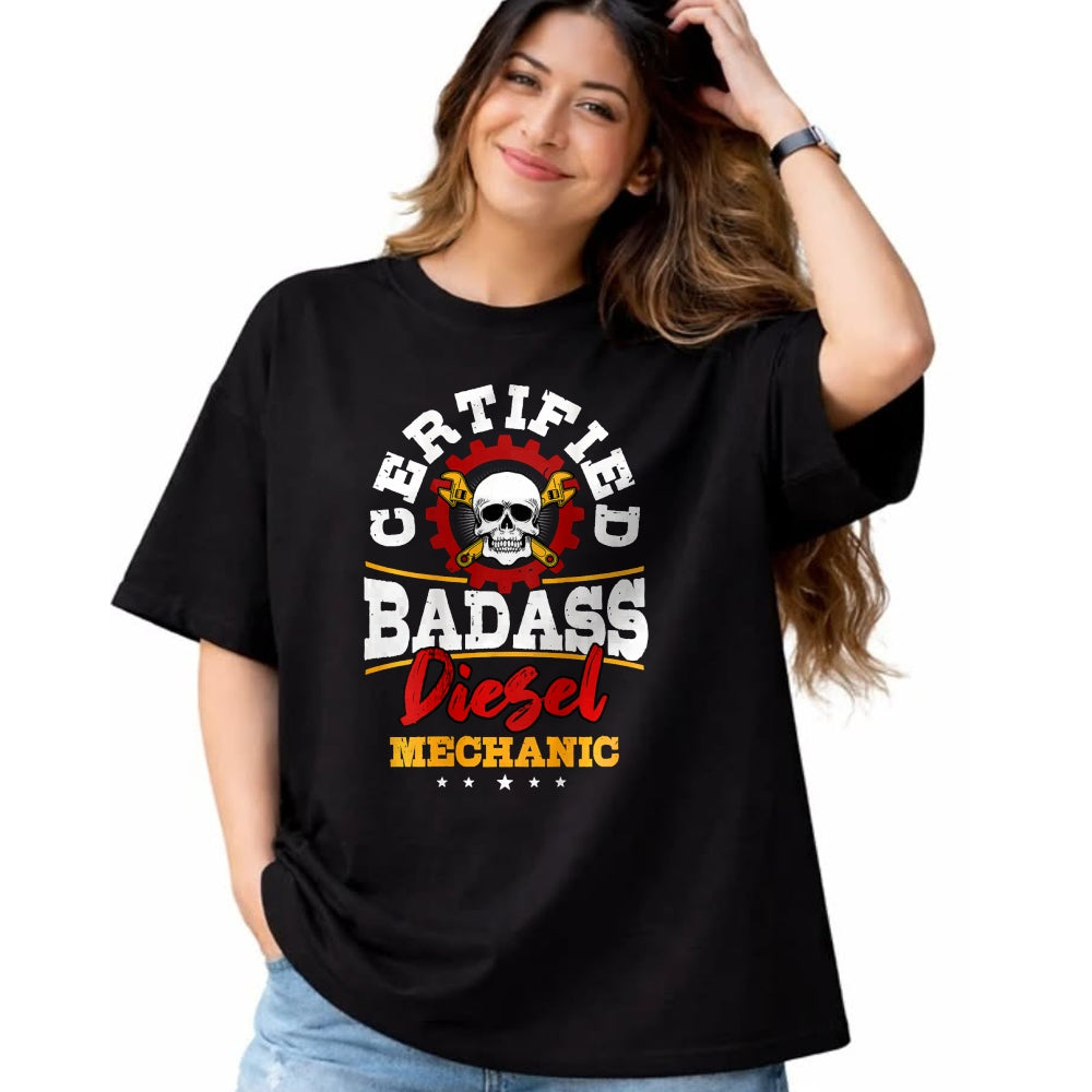 Best Mechanic Life Shirt, Funny Mechanic UnisexT-Shirt/Hoodie/Sweatshirt HLT00 - Diesel Mechanic Gifts Design On Back T-Shirt (1)