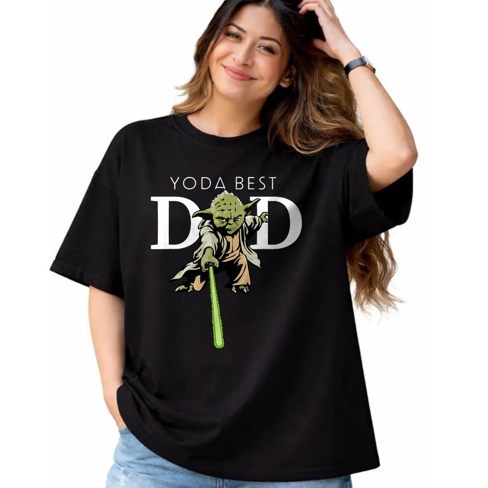 Gift for Dad Shirt, Funny Dad Unisex T-Shirt/Hoodie/Sweatshirt HLT00 – \Star Wars Yoda Lightsaber Best Dad Father_s Day T-Shirt