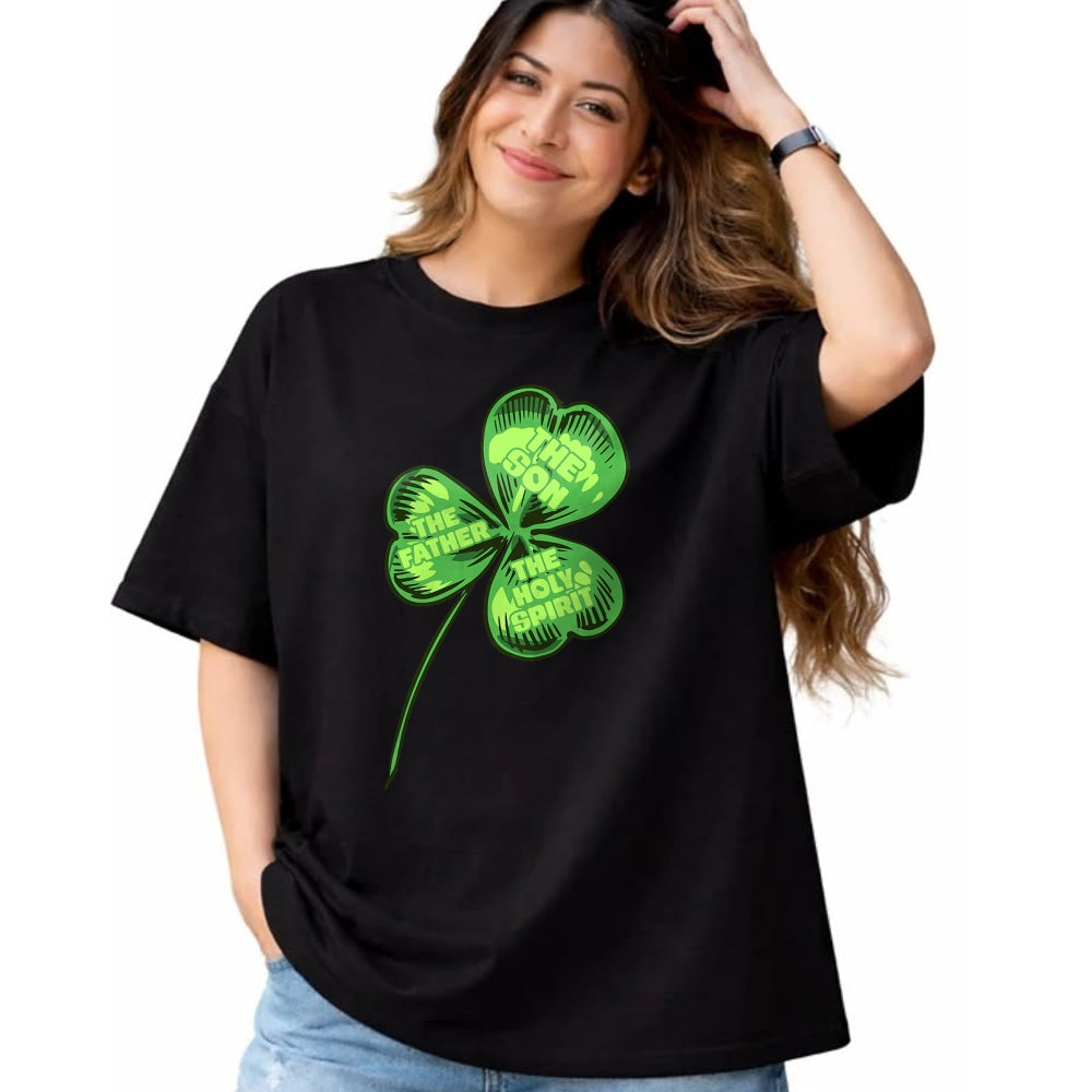 Patrick Day Shirts for Family, Funny Patrick Day shirts, st patrick's day Unisex T-Shirt/Hoodie/Sweatshirt HLT00 - The Father Son Holy Spirit Shamrock St Patrick Day T-Shirt