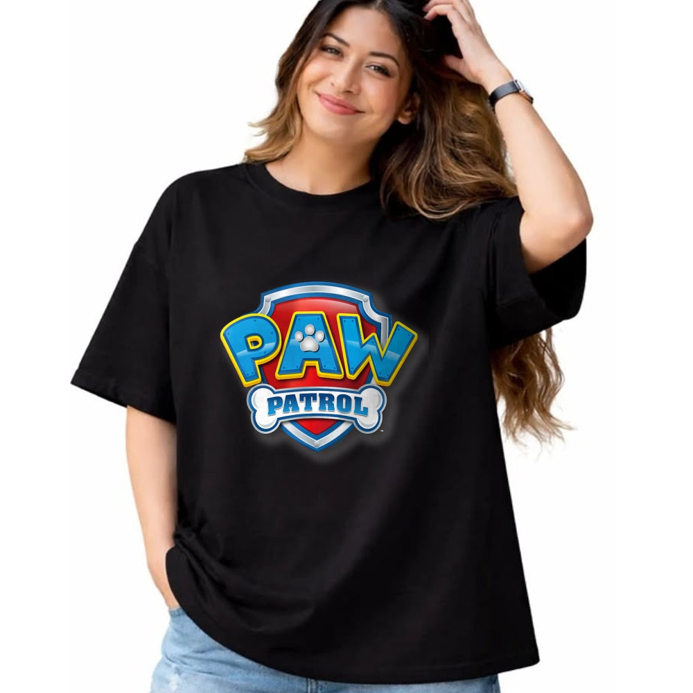 Gift for Mom Shirt, Funny Mom Unisex T-Shirt/Hoodie/Sweatshirt HLT00 - PAW Patrol 3D Logo T-Shirt