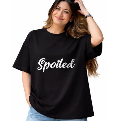 Best Wife Shirt, Wife and Husband Unisex T-Shirt/Hoodie/Sweatshirt HLT00 - Broke And Spoiled Matching Couples Funny T-Shirt