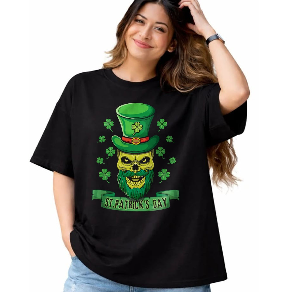 Patrick Day Shirts for Family, Funny Patrick Day shirts, st patrick's day Unisex T-Shirt/Hoodie/Sweatshirt HLT00 - Sugar Bone Irish Skeleton Shamrock Saint Patrick Day T-Shirt