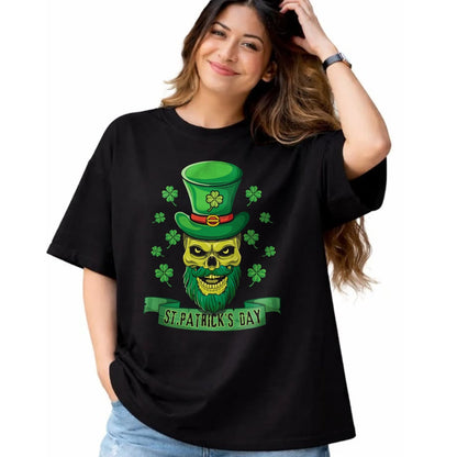 Patrick Day Shirts for Family, Funny Patrick Day shirts, st patrick's day Unisex T-Shirt/Hoodie/Sweatshirt HLT00 - Sugar Bone Irish Skeleton Shamrock Saint Patrick Day T-Shirt