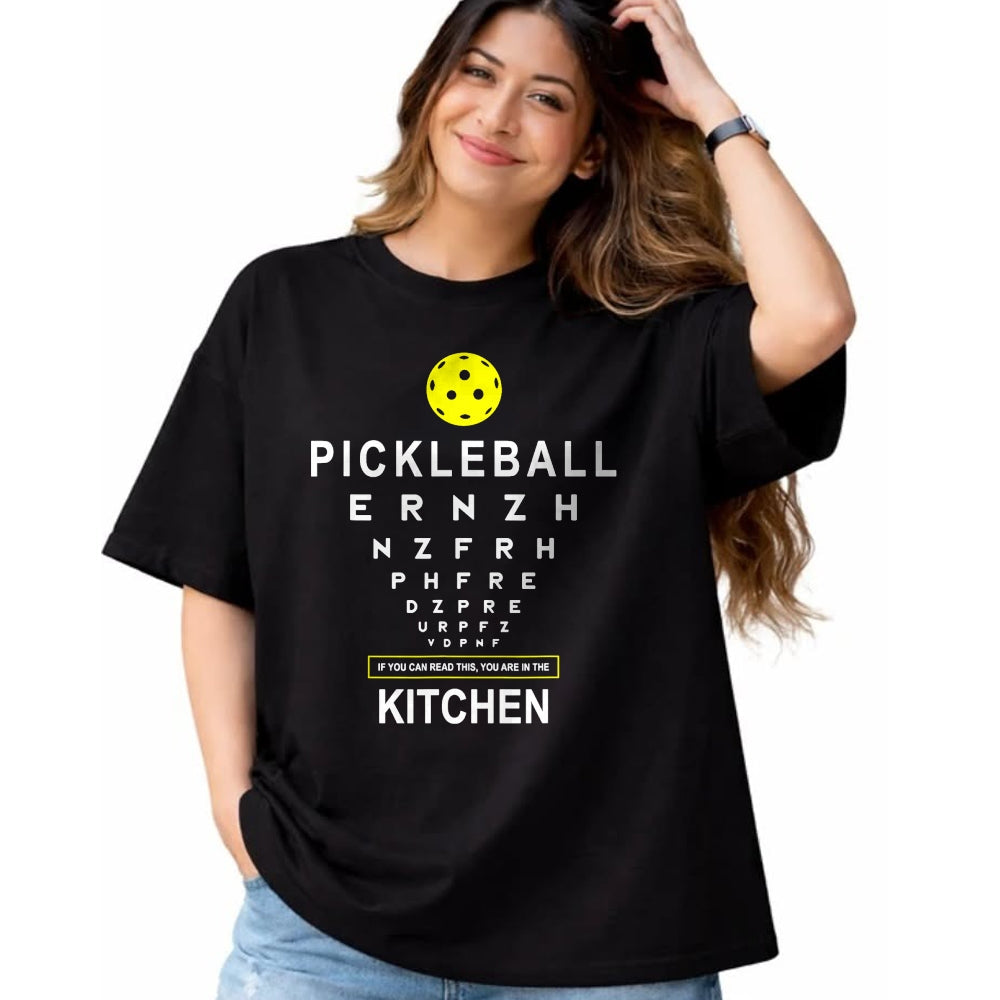 Funny Pickleball Shirt, Pickleball Lover Unisex T-Shirt/Hoodie/Sweatshirt HLT00 - Funny Pickleball Shirt If You Can Read This Kitchen Joke T-Shirt