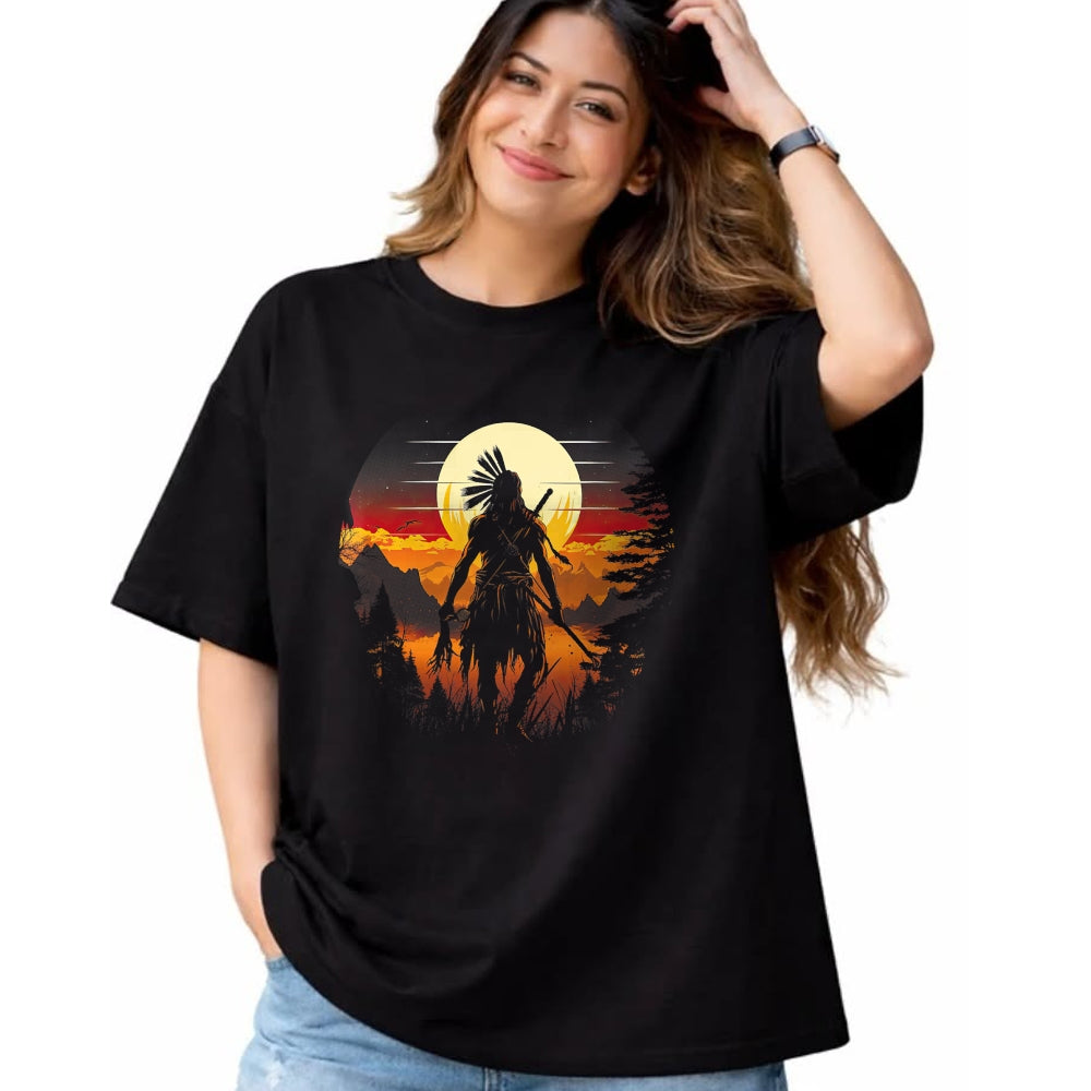Native American T-Shirts, Vintage Native American Unisex T-Shirt/Hoodie/Sweatshirt HLT00 - Native American Chief Tribes Culture Sacred Sioux