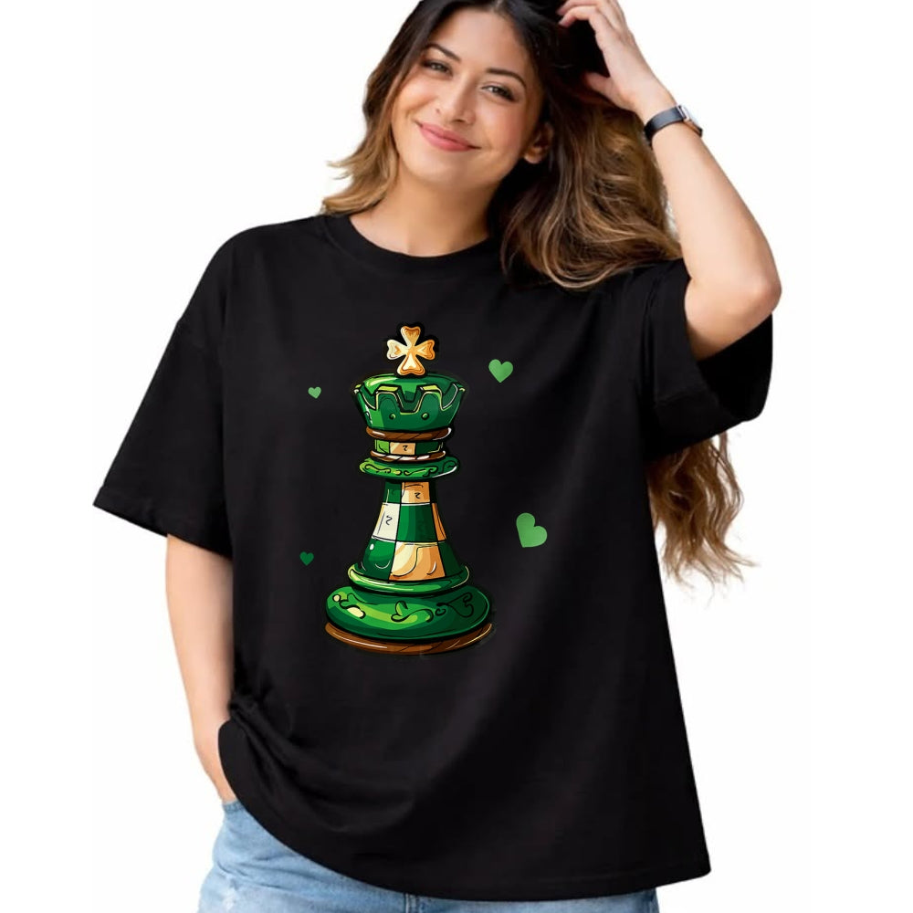 Patrick Day Shirts for Family, Funny Patrick Day shirts, st patrick's day Unisex T-Shirt/Hoodie/Sweatshirt HLT00 - Chess Funny St. Patrick Day Lucky Irish Shamrock Player T-Shirt