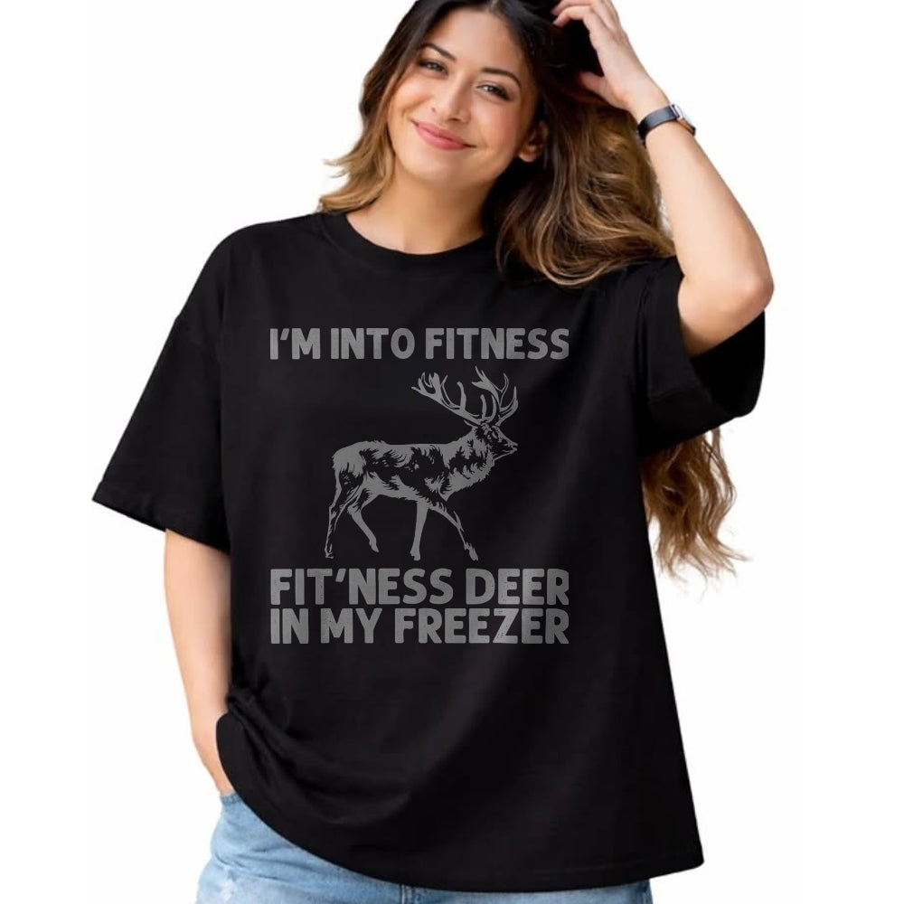 Funny Hunting Shirt, Gift For Hunting Lover Unisex T-Shirt/Hoodie/Sweatshirt HLT00 - Deer Hunting Art for Men Women Wildlife Hunter Deer Hunting T-Shirt, Men, Black, 3X-Large