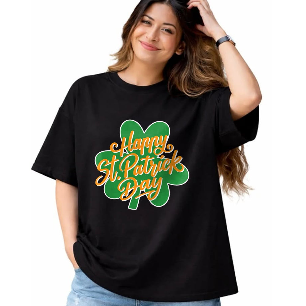 Patrick Day Shirts for Family, Funny Patrick Day shirts, st patrick's day Unisex T-Shirt/Hoodie/Sweatshirt HLT00 - Happy St. Patrick_ Day Clover leaves Irish Ireland Shamrock T-Shirt