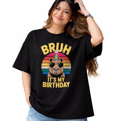 Cute Capybara Shirt, Funny Capybara UnisexT-Shirt/Hoodie/Sweatshirt HLT00 - Capybara Birthday Art for Men Women Kids Girls Boy Capy T-Shirt